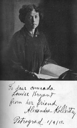 Alexandra Kollontay, 1918