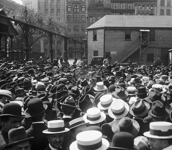 Emma Goldman - Union Square, New York, 1916